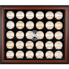 Fanatics Houston Astros 2013 Present Logo Brown Framed 30 Ball Logo Display Case