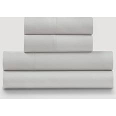 Cotton Satin - Flat Sheet Bed Sheets Ella Jayne 1200 Thread Count 4-pack Bed Sheet Platinum