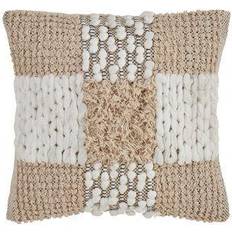 Saro Lifestyle Moroccan Complete Decoration Pillows White, Beige (45.72x45.72cm)