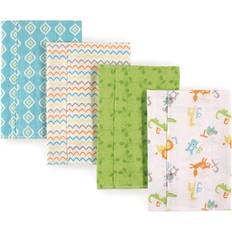 Green Cloth Diapers Luvable Friends Flannel Burp Cloth 4-pack Alphabet