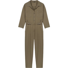 Maje Popie Jumpsuit - Khaki