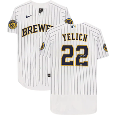 Fanatics Milwaukee Brewers Christian Yelich Autographed Nike Authentic Jersey 22. Sr