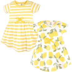 Touched By Nature Organic Cotton Short Sleeve Dresses - Lemon Tree (10163126)