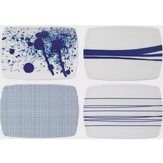 Lave-vaisselle Sécurisé Plateaux de Fromages Royal Doulton Pacific Blue Serving Board (Set of 4) Plateau de Fromages 4pcs