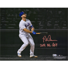 Fanatics New York Mets Autographed Watching Home Run Spotlight Photograph with 2019 NL ROY Inscription Pete Alonso