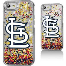 Strategic Printing St. Louis Cardinals iPhone 6/6s/7/8 Sparkle Logo Gold Glitter Case