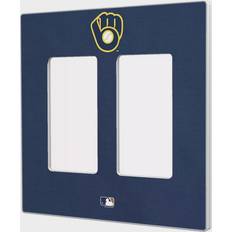 Strategic Printing Milwaukee Brewers Rocker Light Switch Plate