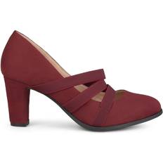 Red Heels & Pumps Journee Collection Loren - Wine