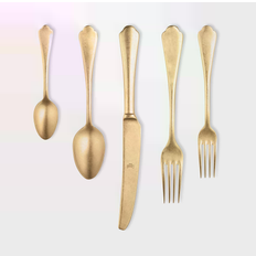 Cutlery Sets Mepra Dolce Vita Pewter Oro Cutlery Set 5pcs