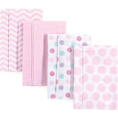 Cloth Diapers Luvable Friends Flannel Burp Cloth 4-pack Pink Dots/Chevron