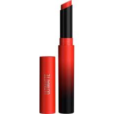 Maybelline Orange Lipsticks Maybelline Color Sensational Ultimatte Slim Lipstick #299 More Scarlet