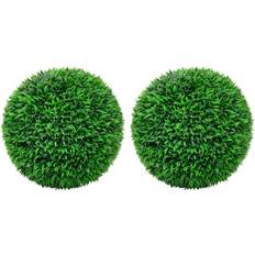 vidaXL Sfere di Bosso Artificiale 2 pz 55 cm