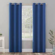 Blue Curtains Sun Zero Riley40x95"