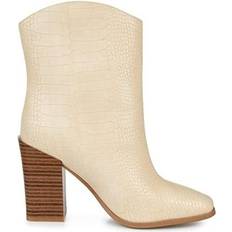 Pink - Women Boots Journee Collection Brekinn - Ivory