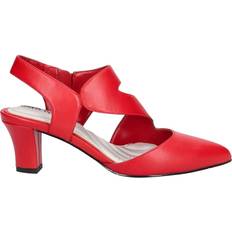 Synthetic Heeled Sandals Easy Street Venue - Red