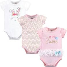 Little Treasure Cotton Bodysuits 3-pack - Girl 1st Easter ( 10172382)