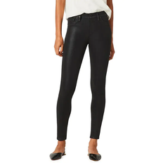 Hudson Barbara High-Rise Super Skinny Ankle Jeans - Noir Coated