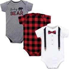 Cotton Bodysuits 3-pack - Lumberjack Bow Tie (10171381)