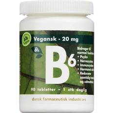 B6 vitamin kosttilskud DFI B6 Vitamin 90 stk