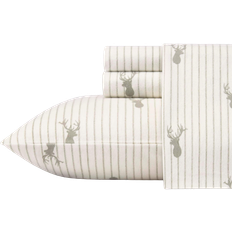 Stripes Bed Sheets Eddie Bauer Deer Lodge Bed Sheet Beige