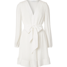 Milly Liv Pleated Dress - White