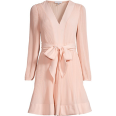 Milly Liv Pleated Dress - Nude