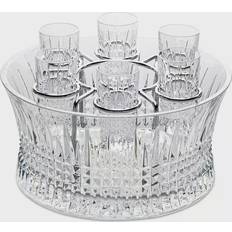 Waterford Lismore Diamond Vodka Set with Chill Bowl Service 7pcs