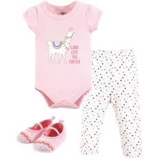 Polka Dots Other Sets Children's Clothing Little Treasures Bodysuit, Pant and Shoes 3-Piece Set - Llama Love (10171467)