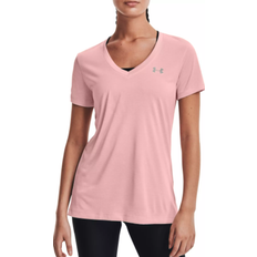 Tshirt v neck Under Armour Tech Twist V-Neck T-shirt Women - Retro Pink