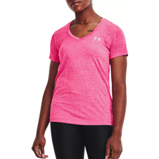 Under Armour Tech Twist V-Neck T-shirt Women - Electro Pink