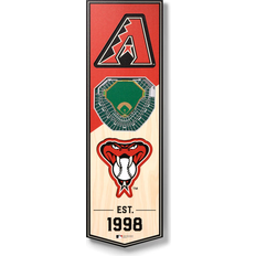 YouTheFan Arizona Diamondbacks 3D Stadium View Banner