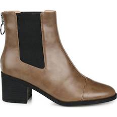 Block Heel Chelsea Boots Journee Collection Nigella - Brown