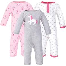 Press-Studs Jumpsuits Hudson Baby Coveralls 3-pack -Pink Unicorn (10158400)