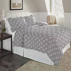 Pointehaven 175 GSM Polar Bear Duvet Cover White, Multicolour (279.4x243.84cm)