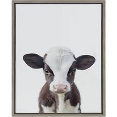 DesignOvation Sylvie Baby Cow Billede 45.7x61cm