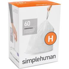 Garbage Bags Waste Disposal Simplehuman Code H Custom Fit Liners 60-pack