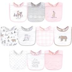 Hudson Cotton Bibs 10-pack Winter Forest