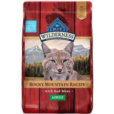 Blue wilderness cat food Blue Buffalo Wilderness Rocky Mountain Recipe Adult Red Meat Dry Cat Food 4.5