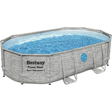 Bestway Power Steel Swim Vista Oval Pool Set 4.88x3.05x1.07m