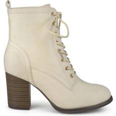 Beige Ankle Boots Journee Collection Baylor - Bone