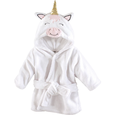 1-3M Dressing Gowns Little Treasures Baby Plush Bathrobe - Modern Unicorn