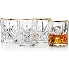 Handwash Drink Glasses Godinger Dublin Gold Double Old Fashioned Drink Glass 23.659cl 4pcs