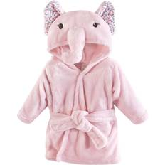 9-12M Bath Robes Children's Clothing Little Treasures Baby Plush Bathrobe - Floral Elephant (10374002)