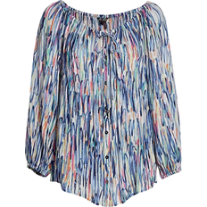 Nic And Zoe Toucan Shirt - Blue Multi
