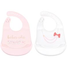 Food Bibs Little Treasures Silicone Bibs Brunch 2-pack