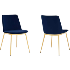 Gold Kitchen Chairs Armen Living Messina 2-pack Kitchen Chair 82cm 2pcs