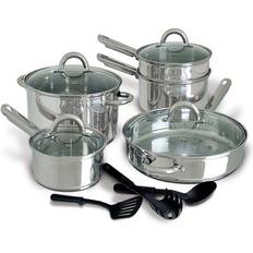 Cookware Gibson Home Abruzzo Cookware Set with lid 12 Parts