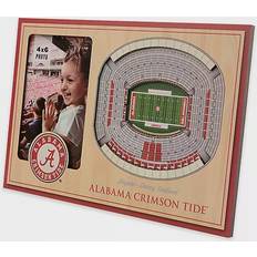 NCAA Alabama Crimson StadiumView Framed Art