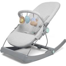 Bouncers Aden + Anais Baby Bouncer - Rocker Seat Grey Pinstripe