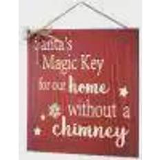 National Tree Company Santa's Key Door Sign Wall Decoration